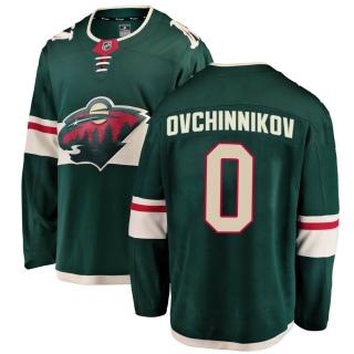 Men's Dmitry Ovchinnikov Minnesota Wild Fanatics Branded Home Jersey - Breakaway Green