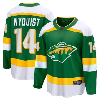Men's Gustav Nyquist Minnesota Wild Fanatics Branded Special Edition 2.0 Jersey - Breakaway Green