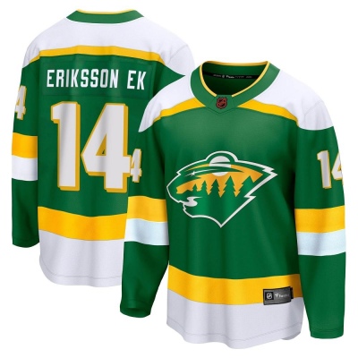 Men's Joel Eriksson Ek Minnesota Wild Fanatics Branded Special Edition 2.0 Jersey - Breakaway Green