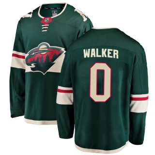 Men's Julian Walker Minnesota Wild Fanatics Branded Home Jersey - Breakaway Green