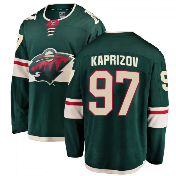 Men's Kirill Kaprizov Minnesota Wild Fanatics Branded Home Jersey - Breakaway Green
