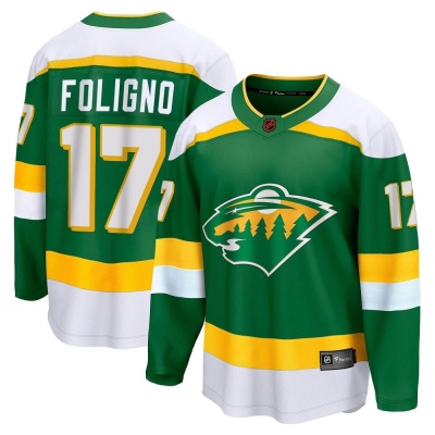 Men's Marcus Foligno Minnesota Wild Fanatics Branded Special Edition 2.0 Jersey - Breakaway Green