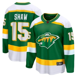 Men's Mason Shaw Minnesota Wild Fanatics Branded Special Edition 2.0 Jersey - Breakaway Green