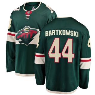 Men's Matt Bartkowski Minnesota Wild Fanatics Branded ized Home Jersey - Breakaway Green