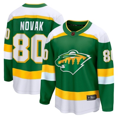 Men's Pavel Novak Minnesota Wild Fanatics Branded Special Edition 2.0 Jersey - Breakaway Green