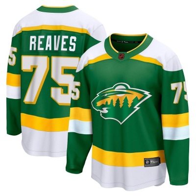 Men's Ryan Reaves Minnesota Wild Fanatics Branded Special Edition 2.0 Jersey - Breakaway Green