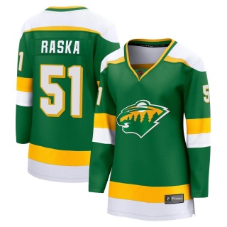 Women's Adam Raska Minnesota Wild Fanatics Branded Special Edition 2.0 Jersey - Breakaway Green