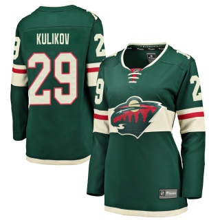 Women's Dmitry Kulikov Minnesota Wild Fanatics Branded Home Jersey - Breakaway Green