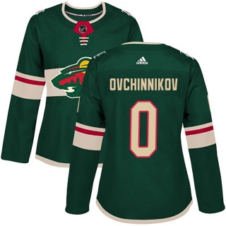 Women's Dmitry Ovchinnikov Minnesota Wild Adidas Home Jersey - Authentic Green