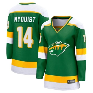 Women's Gustav Nyquist Minnesota Wild Fanatics Branded Special Edition 2.0 Jersey - Breakaway Green
