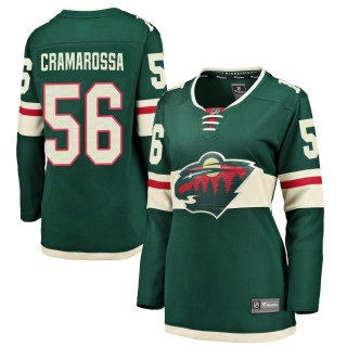 Women's Joseph Cramarossa Minnesota Wild Fanatics Branded Home Jersey - Breakaway Green