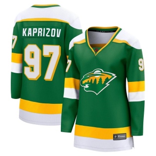 Women's Kirill Kaprizov Minnesota Wild Fanatics Branded Special Edition 2.0 Jersey - Breakaway Green