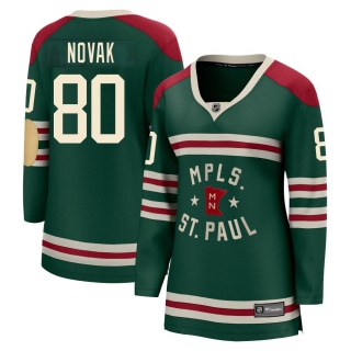 Women's Pavel Novak Minnesota Wild Fanatics Branded 2022 Winter Classic Jersey - Breakaway Green