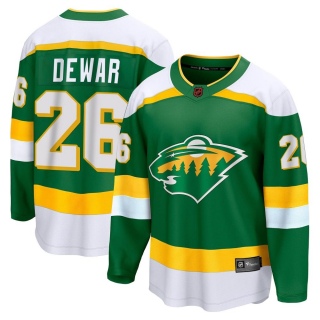 Youth Connor Dewar Minnesota Wild Fanatics Branded Special Edition 2.0 Jersey - Breakaway Green
