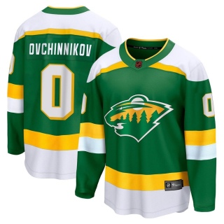 Youth Dmitry Ovchinnikov Minnesota Wild Fanatics Branded Special Edition 2.0 Jersey - Breakaway Green