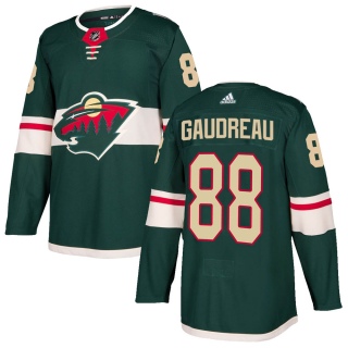 Youth Frederick Gaudreau Minnesota Wild Adidas Home Jersey - Authentic Green