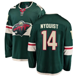 Youth Gustav Nyquist Minnesota Wild Fanatics Branded Home Jersey - Breakaway Green