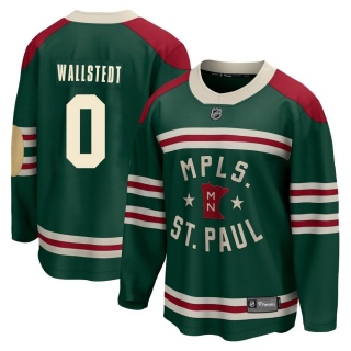 Youth Jesper Wallstedt Minnesota Wild Fanatics Branded 2022 Winter Classic Jersey - Breakaway Green