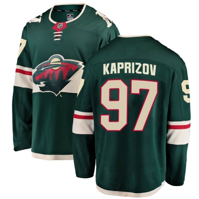 Youth Kirill Kaprizov Minnesota Wild Fanatics Branded Home Jersey - Breakaway Green