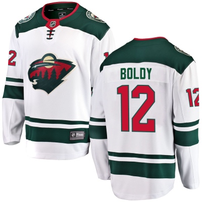 Youth Matt Boldy Minnesota Wild Fanatics Branded Away Jersey - Breakaway White