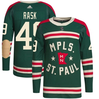 Youth Victor Rask Minnesota Wild Adidas 2022 Winter Classic Player Jersey - Authentic Green